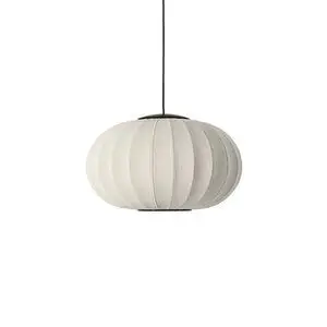 Made By Hand  - Knit-Wit 57 Oval Pendant LED - Pearl White